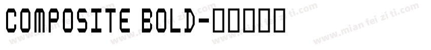 Composite Bold字体转换